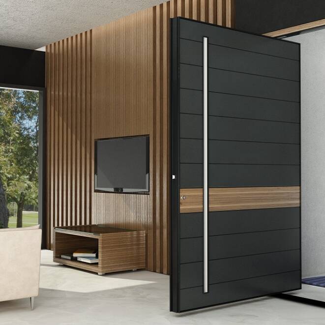 Pivot entry door in Cheshire