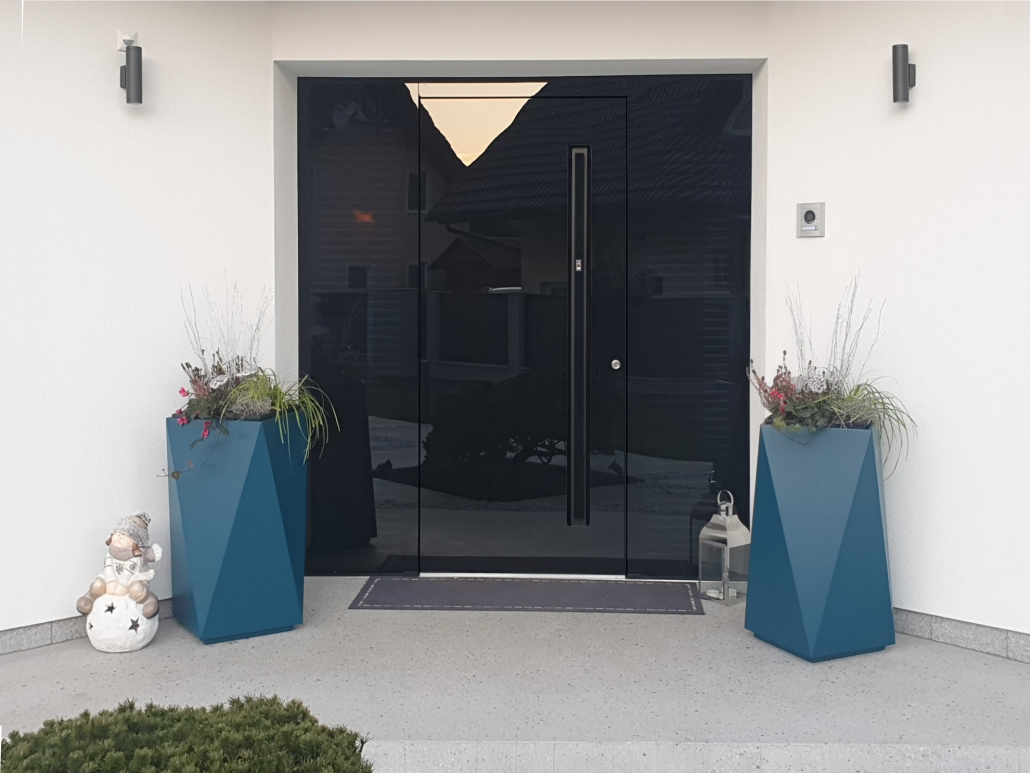 A front door with appropriate security components help keep your home safe