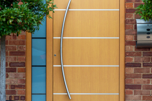 External aluminium doors