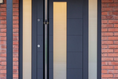 Aluminium front door