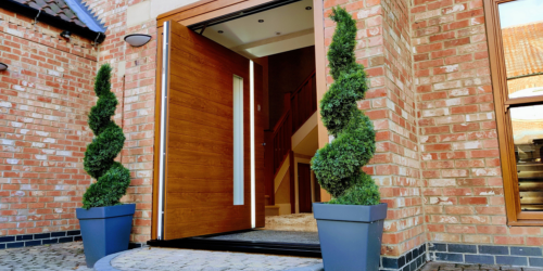Oversized front door, Huge front door