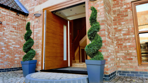 Oversized front door, Huge front door