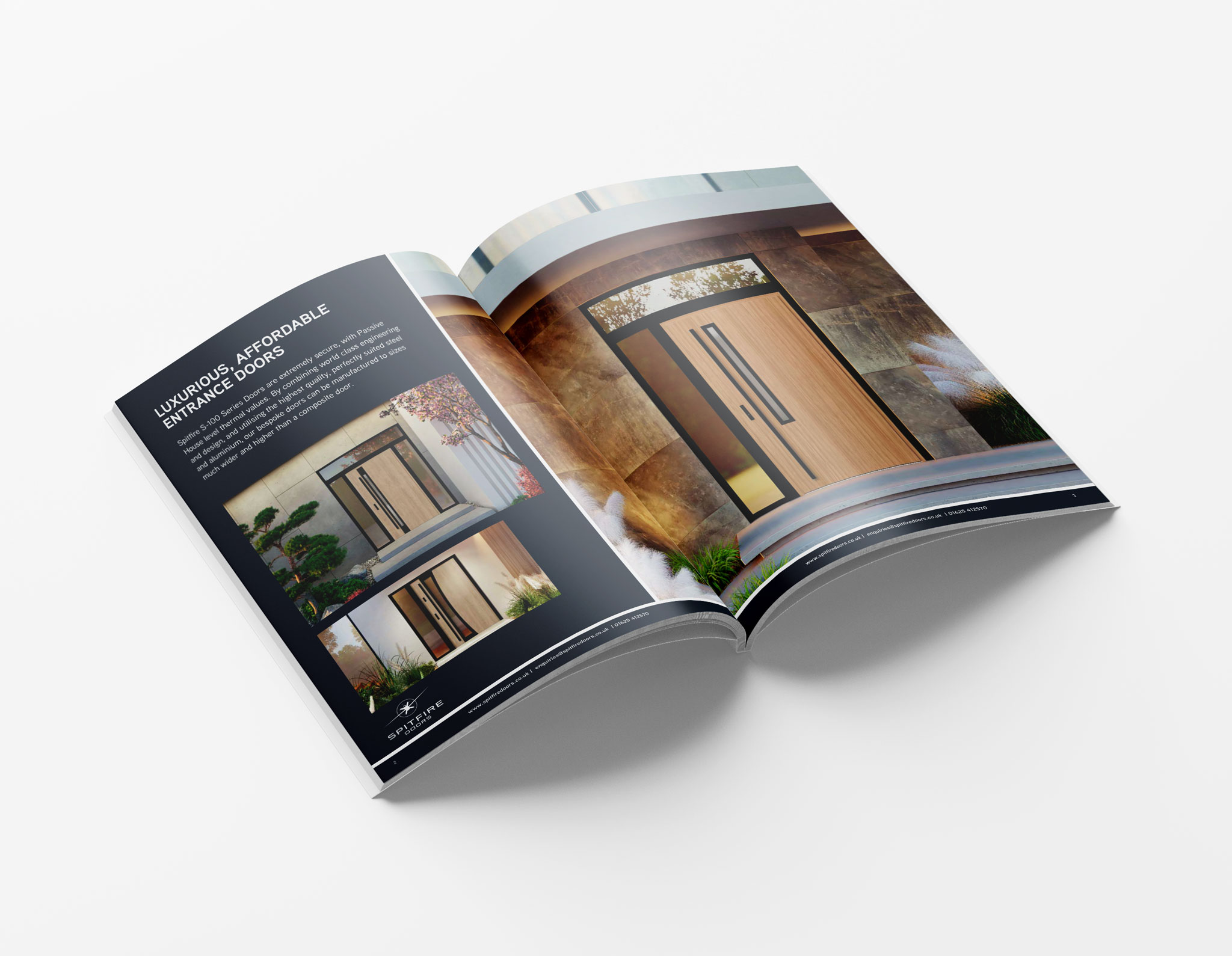 S 100 Spitfire Brochure Mockup