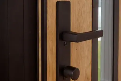 Black door handle for S-100 Series Door