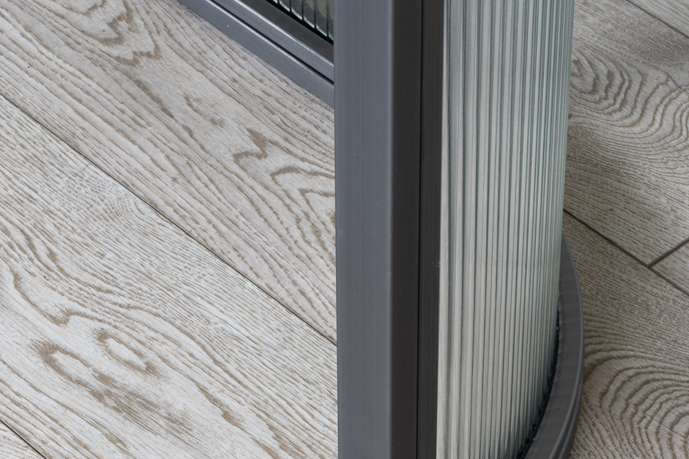 Curved detail internal steel doors uai