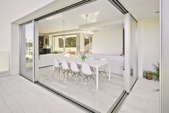 Wide patio doors installed in London