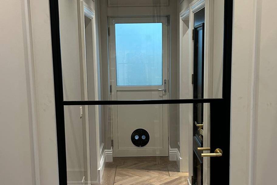 Steel Fire Door 3 horizontal bars uai